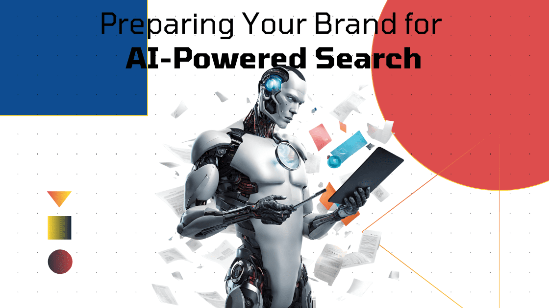 Visual representation of an AI search platform