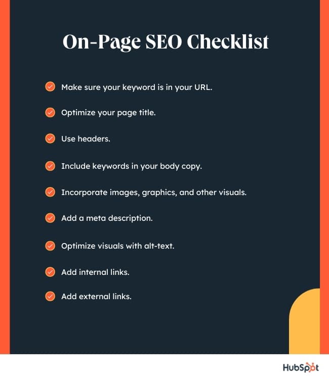 SEO checklist