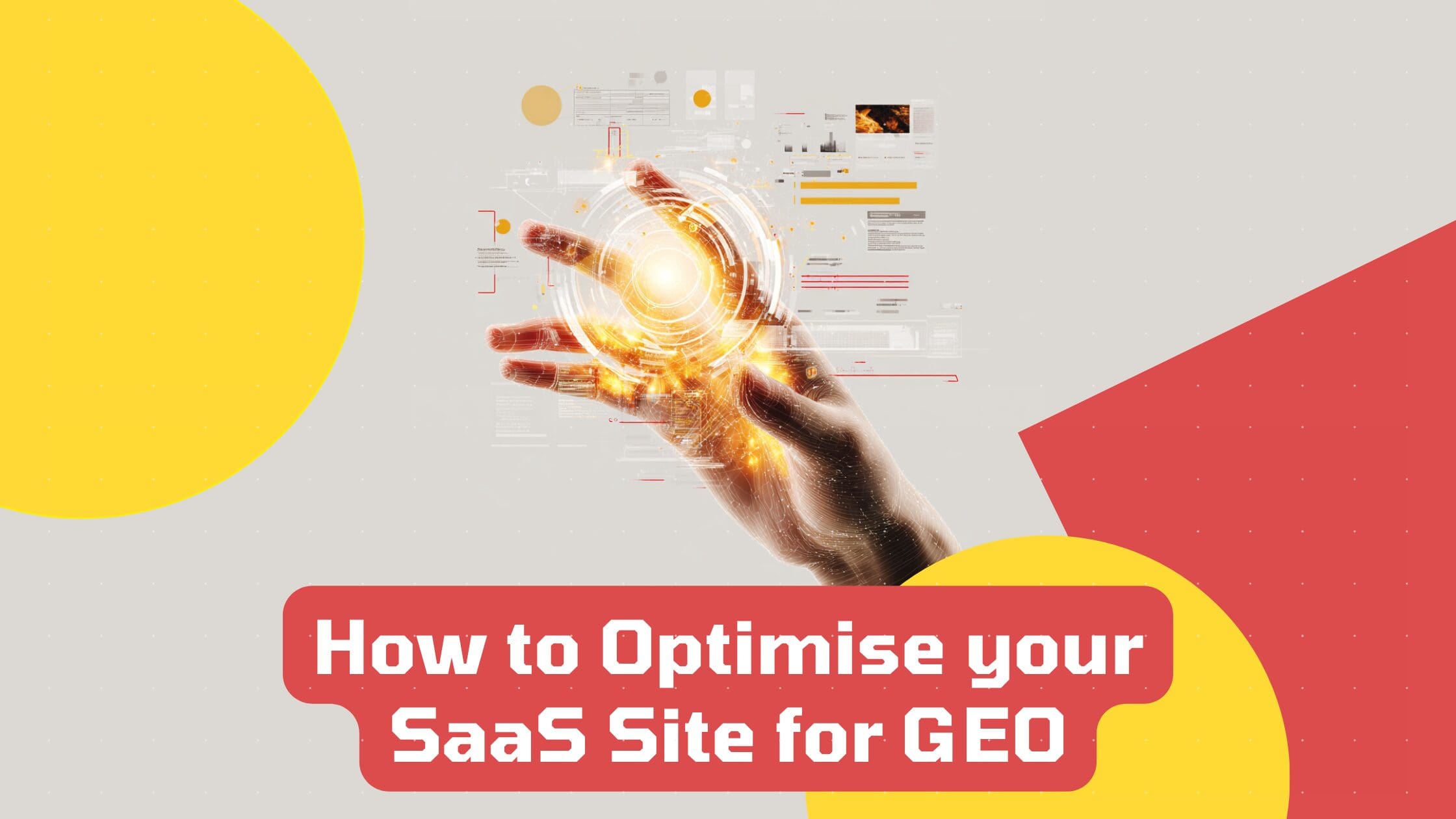 how to optimise your saas site for GEO