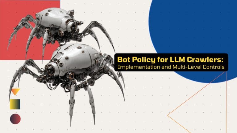 bot policy for llm crawlers and how to block them banner header singularity digital