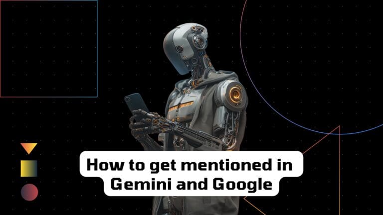 How to get mentioned in gemini and google