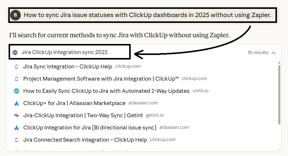 claude search example 2